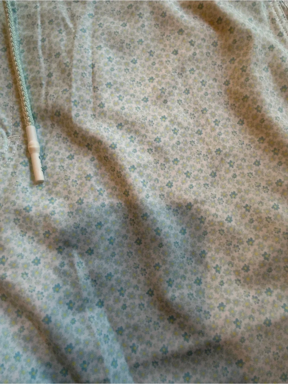 johnnie-O Pale Blue Micro-Print Swim Trunks